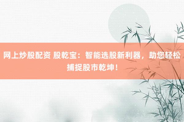 网上炒股配资 股乾宝：智能选股新利器，助您轻松捕捉股市乾坤！