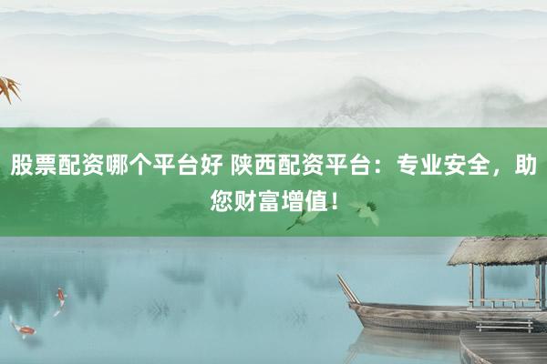 股票配资哪个平台好 陕西配资平台：专业安全，助您财富增值！